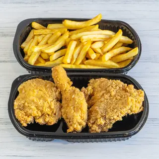 Menú 4 Piezas De Pollo Frito
