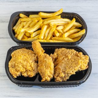 Menú 4 Piezas De Pollo Frito
