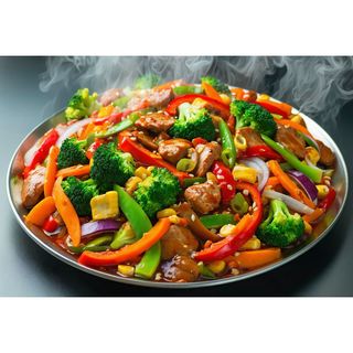 Colorful Stir Fries