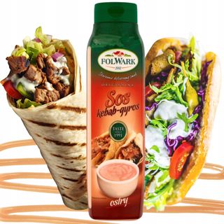 Sos kebab-gyros ostry