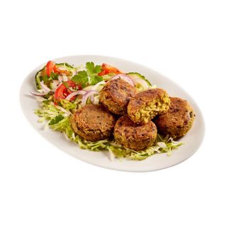 Doner En Plato Sólo Falafel Con Ensalada Y Salsa (8 Uds.)