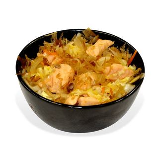 Локшина Удон з лососем та пекінською капустою(250г)