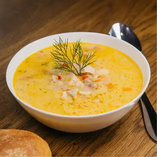 Ciorbă de pui a la grec