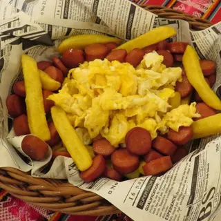  Salchipapa especial