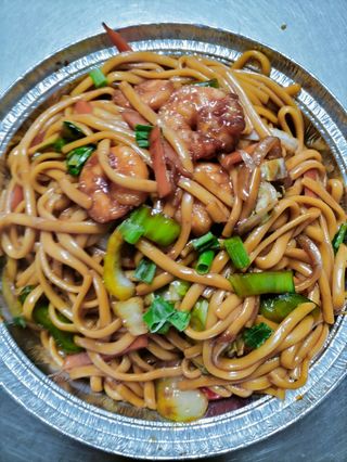 51. Tallarines Con Gambas