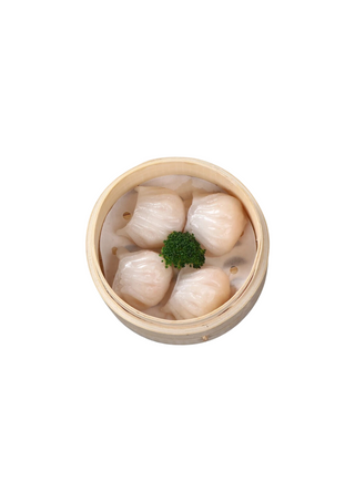 096. Ravioli cristallo con gamberi 虾饺 6pz