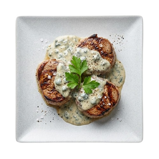 Solomillo Al Roquefort. Para calentar