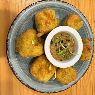 tofu relleno de verdura