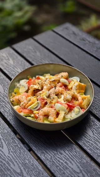 Салат з креветкою