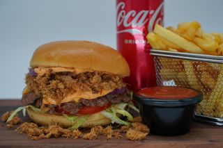 Čvaki Burger porcija