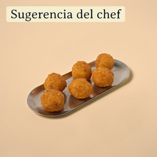Croquetas cremosas de chorizo de León (6 Uds).