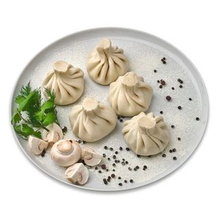 Хинкали с грибами   