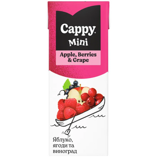 Нектар яблуко-ягоди Cappy (200 мл)