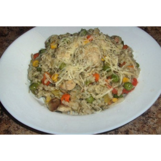 Ризото с пиле със зеленчуци (400г)