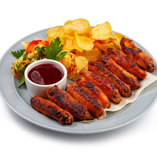 Крылышки жареные