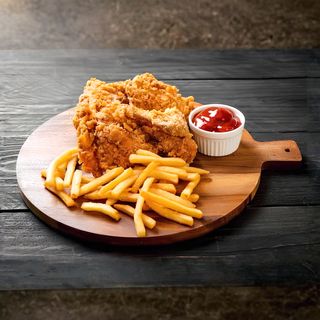 Deep Fry Chicken And Chips