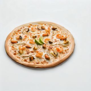 Піца Вершкова з креветками (35см)