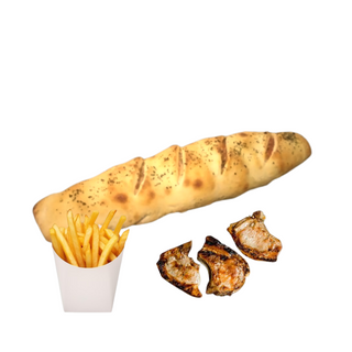 Baguette Farcie shawarma + Frites