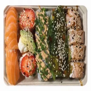 Caixa com Sushi Varios e Nigiri de salmão(A16)