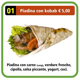Piadina kebab