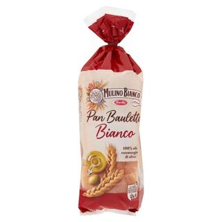 Mulino Bianco Pan Bauletto Bianco Pane Ideale per Panini 400g
