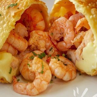 Pastel de Camarão com Queijo ou Requeijão