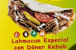 Menú Lahmacun Especial Con Doner Kebab