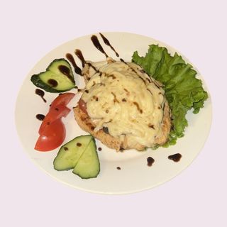 Судак запечённый с сыром