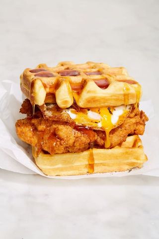 Chicken & Waffle Burger