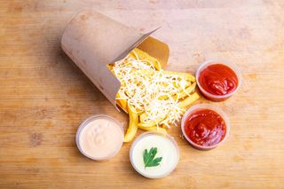 Frytki z serem duże