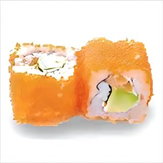 119.Uramaki Tobiko Salmón (8 Uds.)
