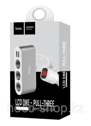 Разветвитель Z13 hoco 3 прикуривателя и 2USB