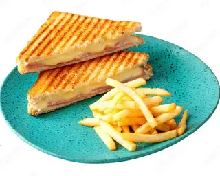Sándwich mixto de jamón y queso