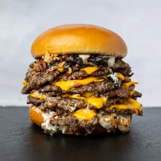 Two Guys smash burger triple triple