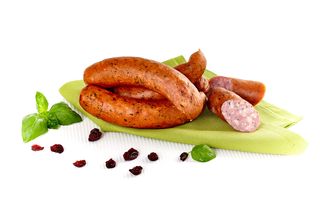 Gzella Kiełbasa z czosnkiem niedzwiedzim 300g