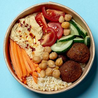  ჰუმუსი ფალაფელით