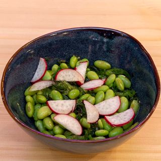 Ensalada de wakame y edamame (Wakame-edamame salad)