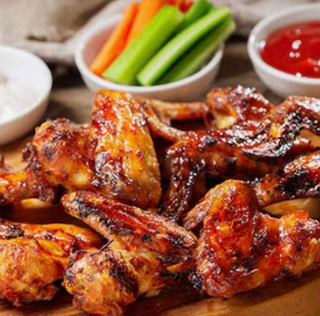 Alitas de pollo a la parrilla (ración)