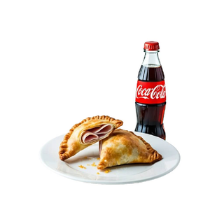 Combo Coca-Cola Empanadilla De Jamón  y Queso