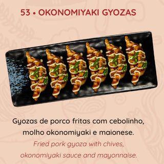 Okonomiyaki Gyozas