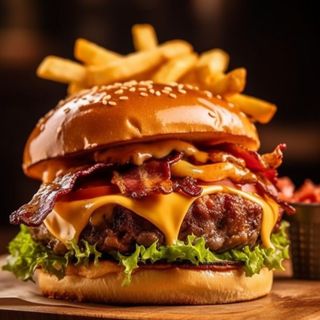 Hamburguesa De La Casa Vegetales,