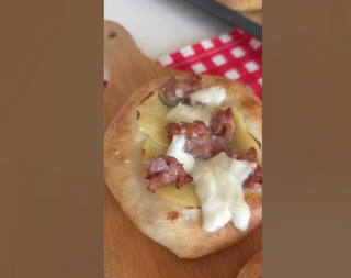 Pizzetta salsiccia e patatine