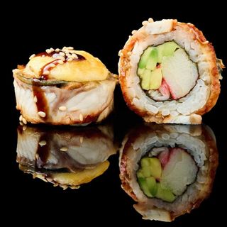 Запечена філадельфія з вугрем