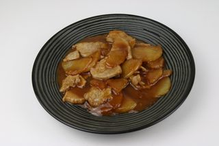 Vitello alla piastra con patate