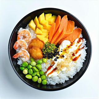 Pokè tempura bowl