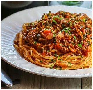 Spaghetti Bolognese - Mince Meat