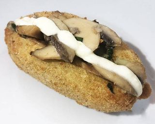 Crocchè ripieno di funghi