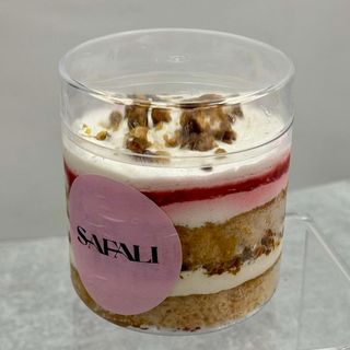 Verrine Honey Cake pistache Framboises