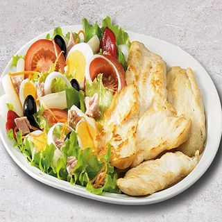 Plato Combinado De Huevos Y Patatas