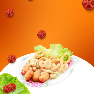 Mixt fructe de mare pane